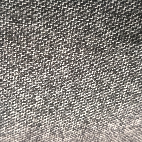 RW & CO* soft gray heathered work career dress trouser side zip/button 4pkt - Picture 3 of 6